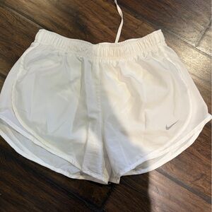 Nike Women's Athletic White Shorts